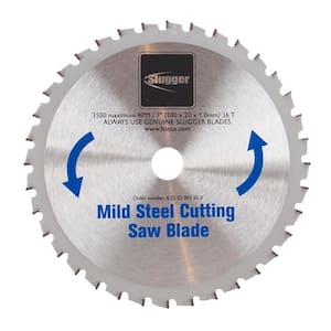 7-1/4 in. 36-Teeth Metal Cutting Saw Blade for Mild Steel