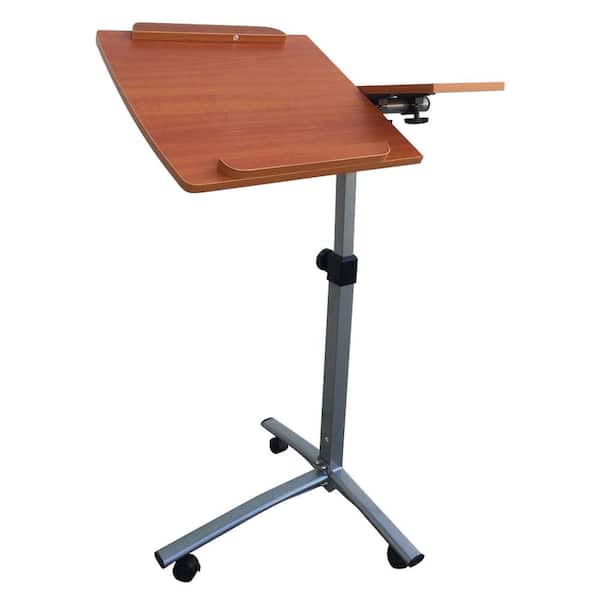 Karl home 25.1 in. Home Use Multifunctional Lifting Computer Desk Brown