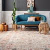 Lenore Vintage Floral 5x8 Beige Area Rug for Home