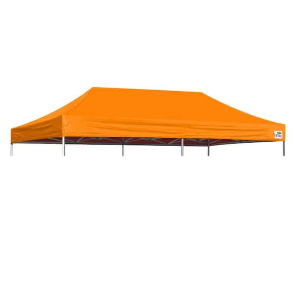 Terracemaster USA New 10 ft. x 20 ft. Pop Up Canopy Replacement Canopy Tent Top Cover, Instant Ez Canopy Top Cover Only (orange)