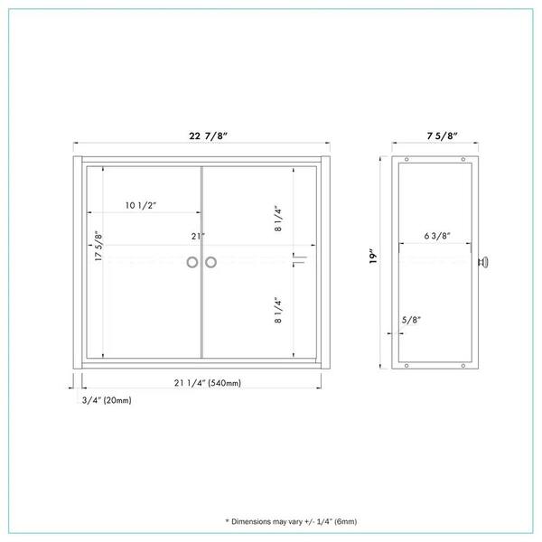 Allier 15-1/4 in. W x 32 in. H x 10 in. D Bathroom Linen Storage Cabinet in Gray Oak
