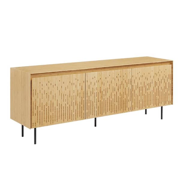 Unbranded Layla 72 in. Sand Rectangle Wood Sideboard Console Table