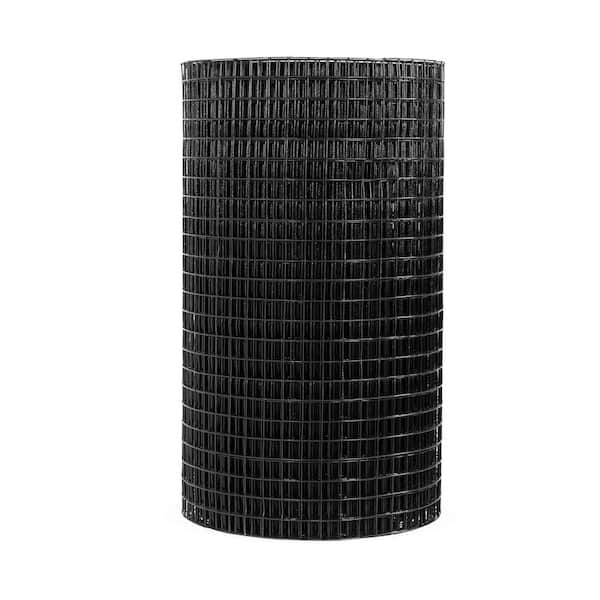 Fencer Wire 2 ft. x 100 ft. 16-Gauge Black PVC Coated Welded Wire