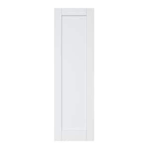 24 in. x 80 in. White 1-Panel Blank Solid Core Composite MDF Wood Primed Interior Door Slab for Pocket Door