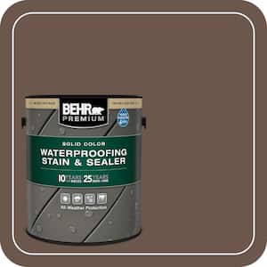 BEHR PREMIUM 1 gal. #SC-201 English Brown Solid Color