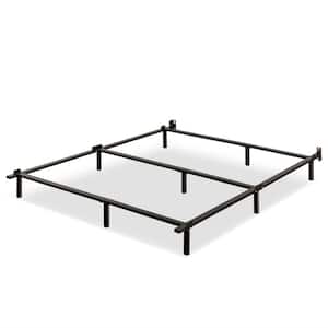 Paige Black Twin/Full/Queen Metal Compack Adjustable Bed Frame