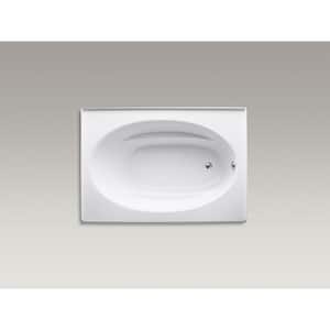 Windward 60 in. x 42 in. Soaking Bathtub with Right-Hand Drain in White