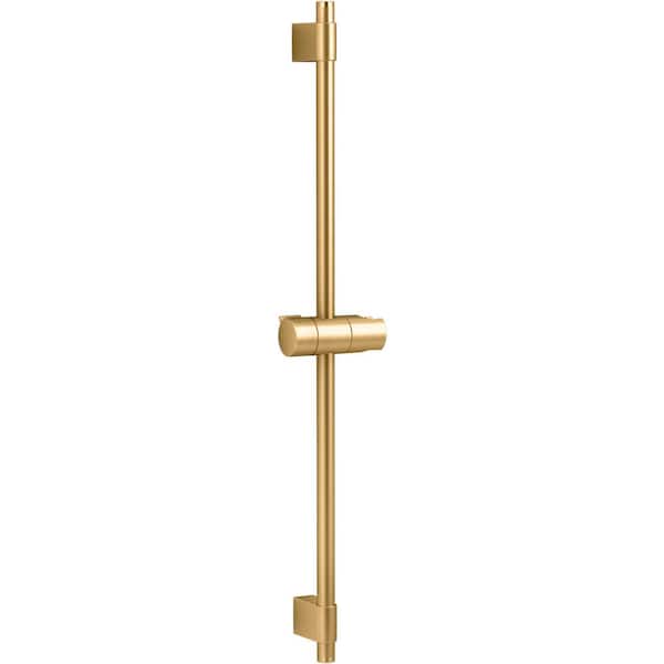 KOHLER Awaken 27.25 in. Shower Slide Bar in Vibrant Brushed Moderne Brass