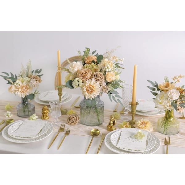 Artificial Flowers Combo Box Set For DIY Floral Arrangements