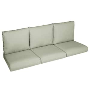 23 in. x 23.5 in. x 5 in. (6-Piece) Deep Seating Outdoor Couch Cushion in Sunbrella Revive Stem