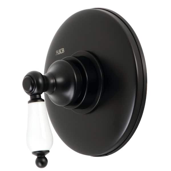 Vintage Single-Handle Volume Control in Matte Black