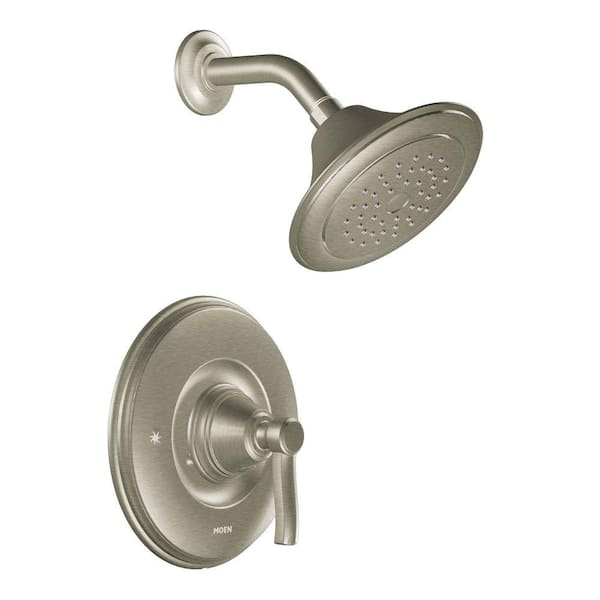 MOEN Rothbury 1-Handle Shower Only Trim in Brushed Nickel (Valve Not Included)