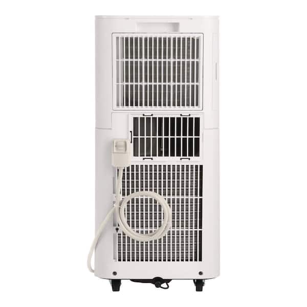 6,000 (DOE) BTU 115-Volt Portable Air Conditioner Cools 250 sq. ft. with Remote in White, Powered by Hubspace