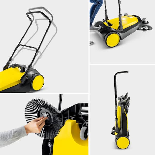 Karcher S 6 Twin Outdoor Hand Push Walk-Behind Floor Sweeper - 10