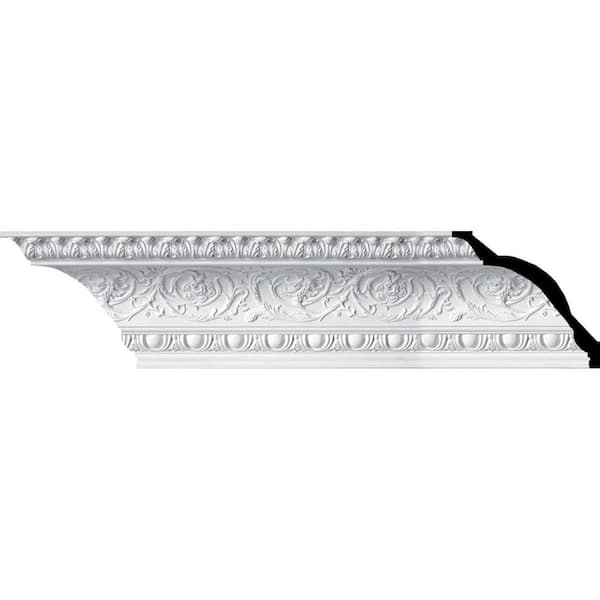 Ekena Millwork SAMPLE - 10-5/8 in. x 12 in. x 9-7/8 in. Polyurethane Hillsborough Rococo Crown Moulding