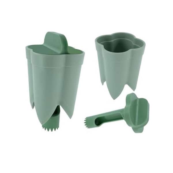 2 in 1 Pepper Seed Corer Remover Green Vegetable Fruit Coring Tool for Bell Chili Apple Pear Kitchen Gadgets