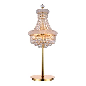 Empire 34 in. Gold Table Lamp