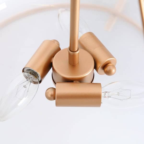 KANADEMONO Gold × Glass Ceiling Light 3 KANADEMONO Gold × Glass