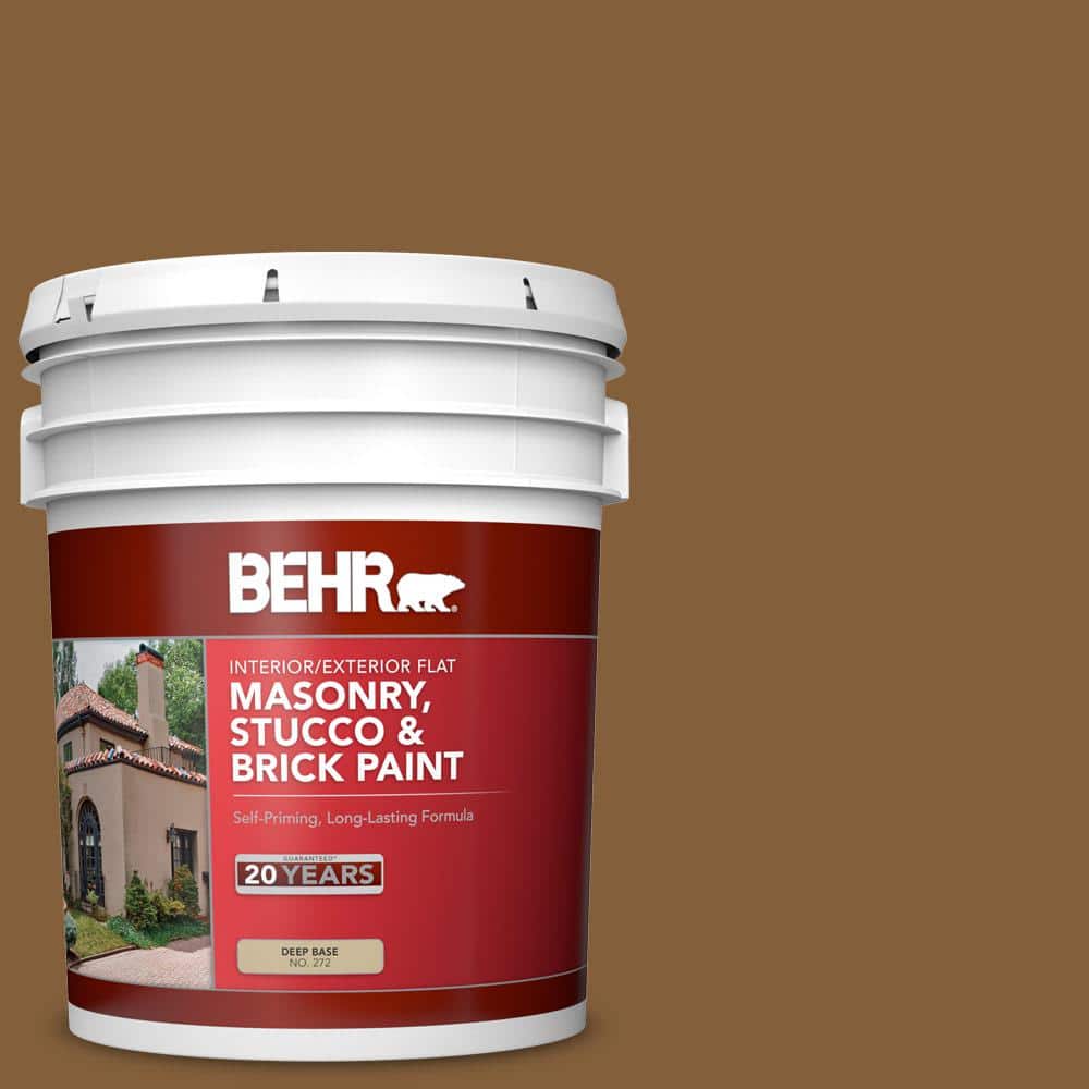 5 gal. #PPU4-18 Spice Bazaar Flat Interior/Exterior Masonry, Stucco and Bri