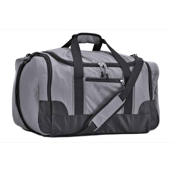Wrangler 28 in. Gray Multi-Pocket Sport Duffel Bag