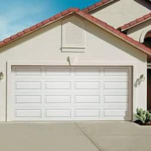 Classic Collection 8 ft. x 7 ft. Non-Insulated Solid White Garage Door