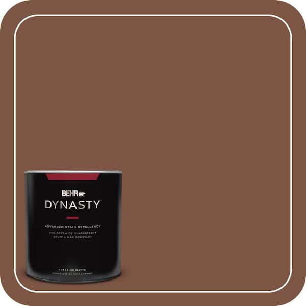 BEHR DYNASTY 1 qt. #ECC-54-3 Wild Stallion Matte Interior Stain-Blocking Paint and Primer