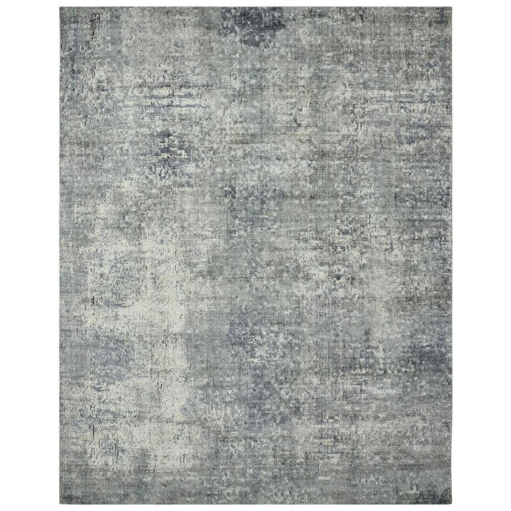 Alpha04 Rug KALATY Alpha 7 ft. x 9 ft. Grey Western Area Rug AP1543 810 - The Home ...