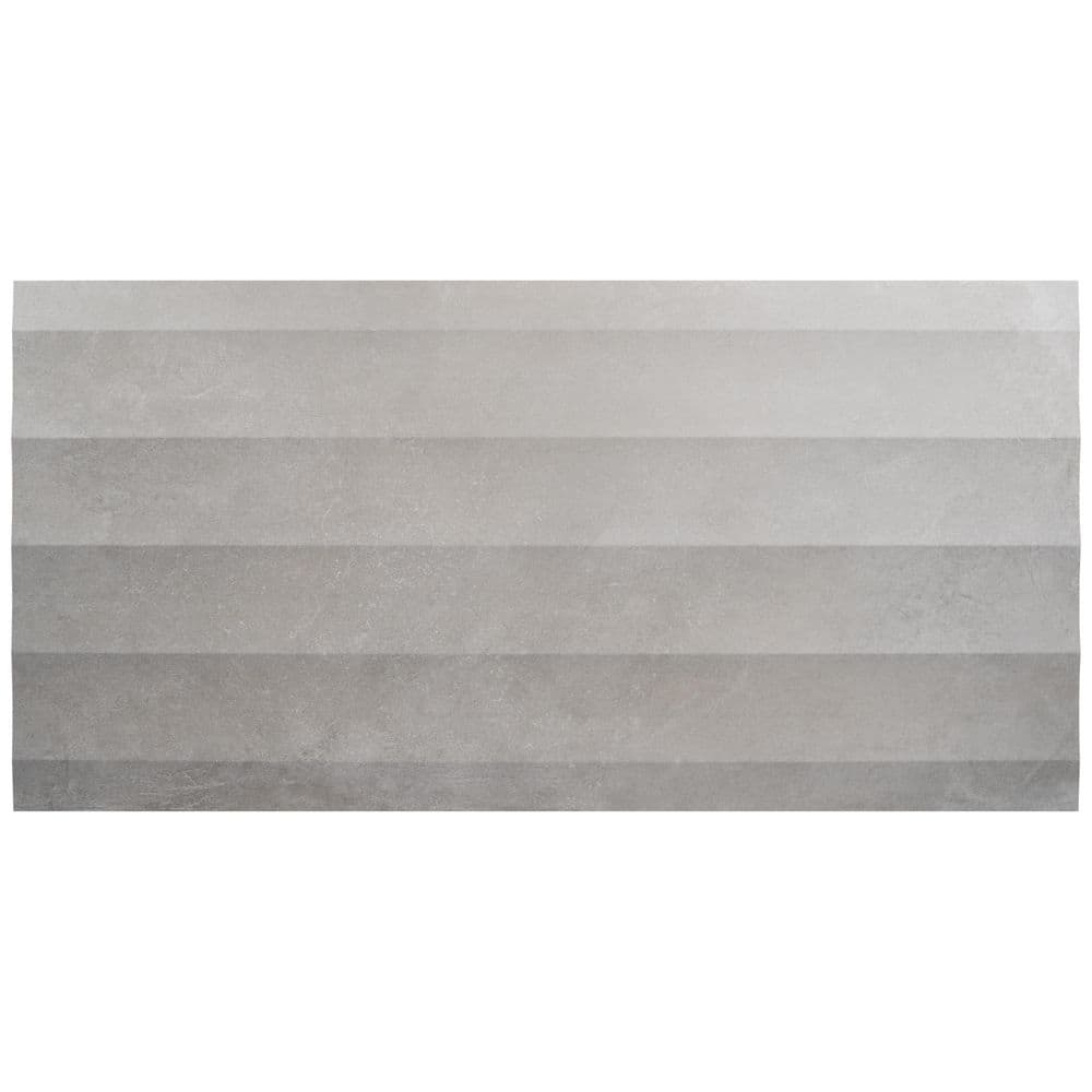 Auracreto Waves Taupe Gray 8 in. x 0.39 in. 3D Concrete Look Matte Porcelain Wall Tile Sample price history on PriceWatchPro