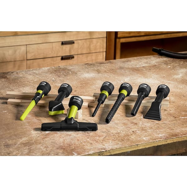 RYOBI UniversalFit Wet/Dry Vacuum Dust Brush Accessory Tool