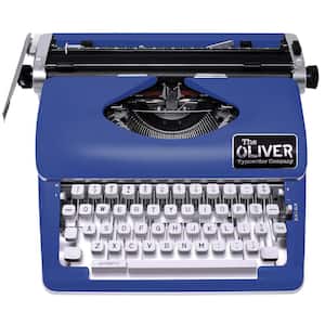 Timeless Manual Typewriter in Blue