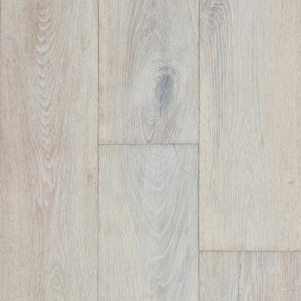 Sure+ Lambswool White Oak 6.5 mm T x 6.5 in. W Waterproof Engineered Hardwood Flooring (21.7 sq. ft./case)