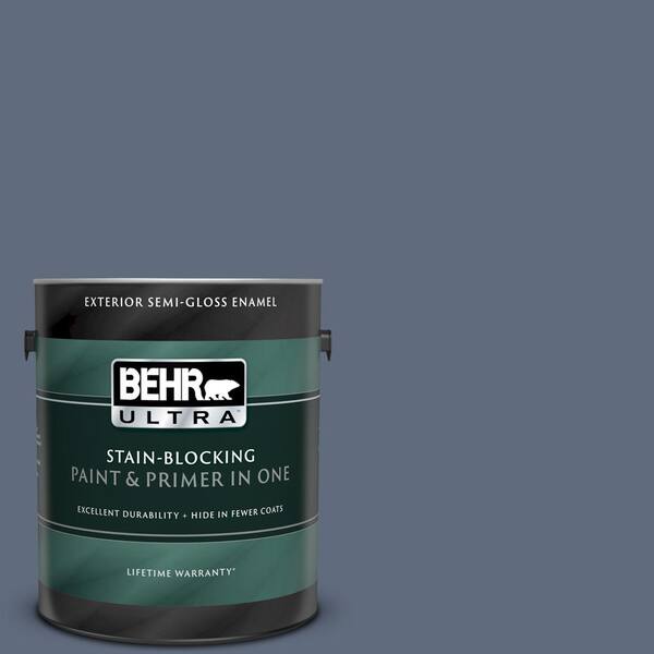 BEHR ULTRA 1 gal. #UL240-2 Nostalgic Semi-Gloss Enamel Exterior Paint and Primer in One