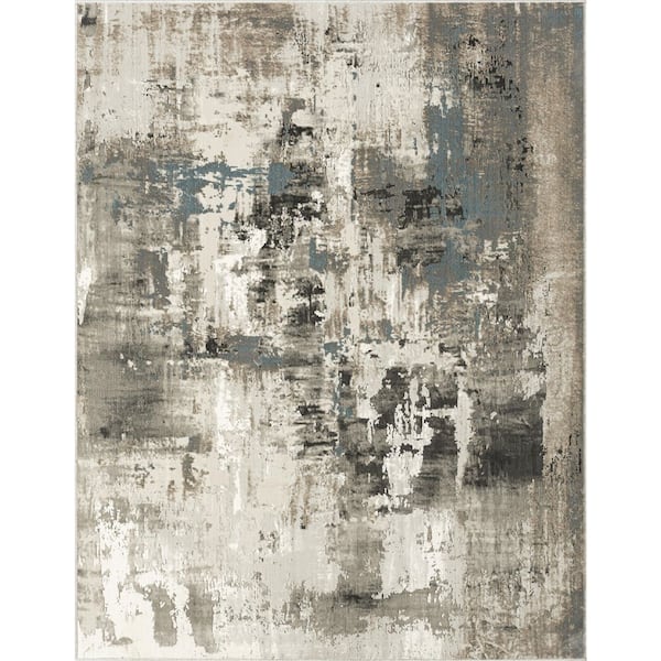 Serengeti Multi-Colored 11 ft. x 15 ft. Abstract Area Rug