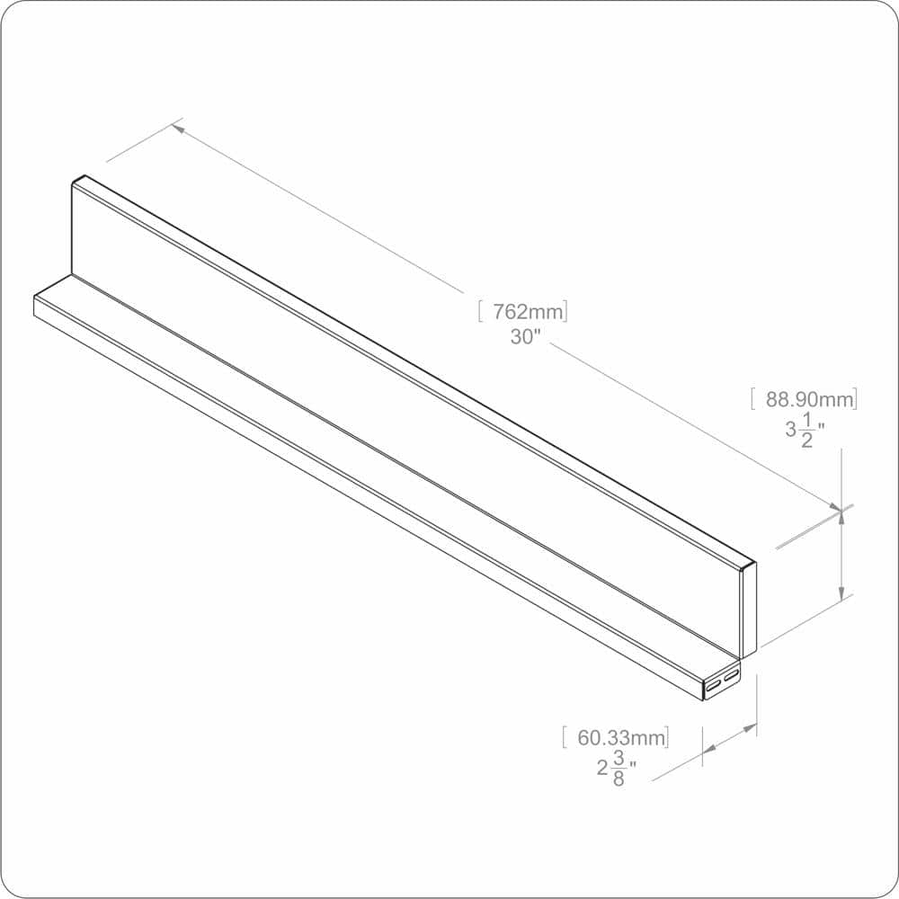 Stainless Steel Silver Rectangular Metal Backsplash Panel