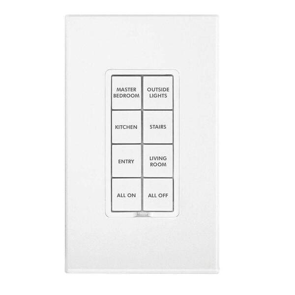 Insteon Button Change Kit for Insteon Keypads, 50-Button - White