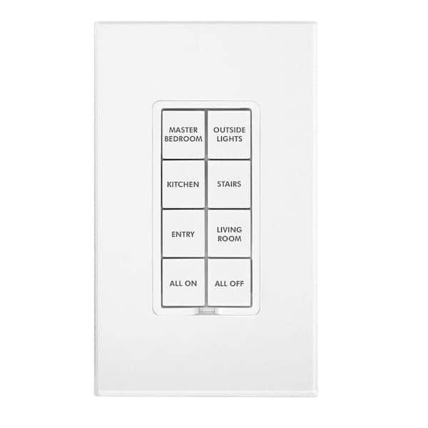 Insteon Button Change Kit for Insteon Keypads, 50-Button - White