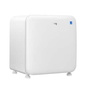 1.6 cu. ft. Compact Refrigerator Reversible Door Mini Fridge in White without Freezer