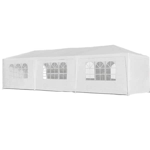 Unbranded 10 ft. x 30 ft. Wedding Party Canopy Tent with 8 Sidewalls