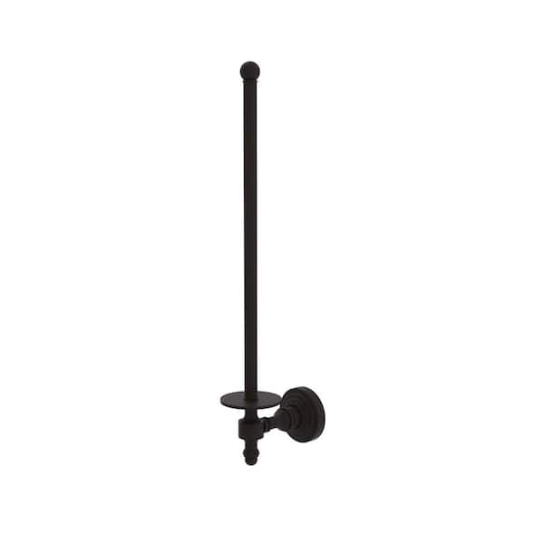 Allied Brass Retro Wave Collection Wall Mounted Paper Towel Holder in Oil Rubbed Bronze