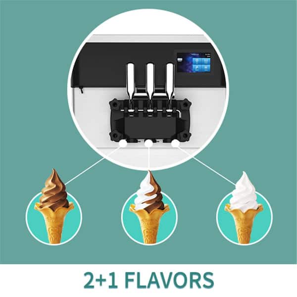 INTSUPERMAI Mcflurry Soft Ice Cream Blender Electric Maker Machine