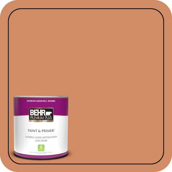 BEHR PREMIUM PLUS 1 qt. #240D-5 Grounded Eggshell Enamel Low Odor Interior Paint & Primer