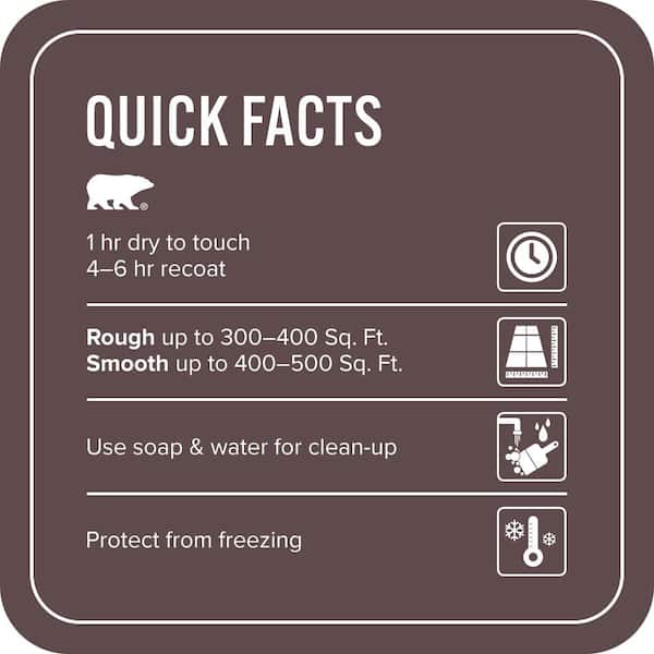1 gal. #PFC-05 Cafe Iruna Self-Priming 1-Part Epoxy Satin Interior/Exterior Concrete and Garage Floor Paint