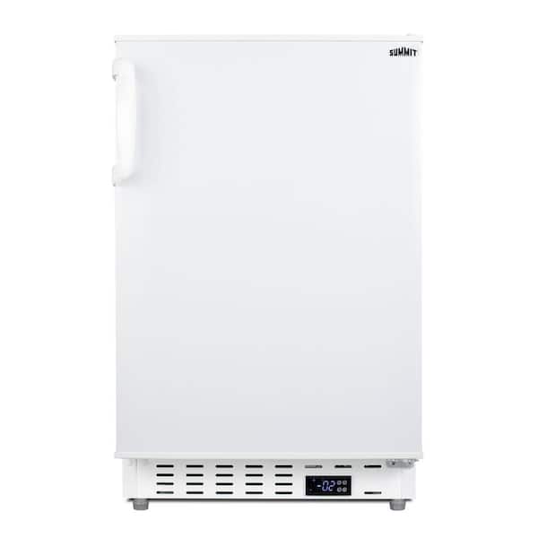 Summit Appliance 2.8 cu. ft. Manual Defrost Upright Freezer in White, ADA Compliant