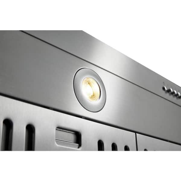 36-in. 800 CFM Convertible Wall Mount Pyramid Range hood in Stainless Steel