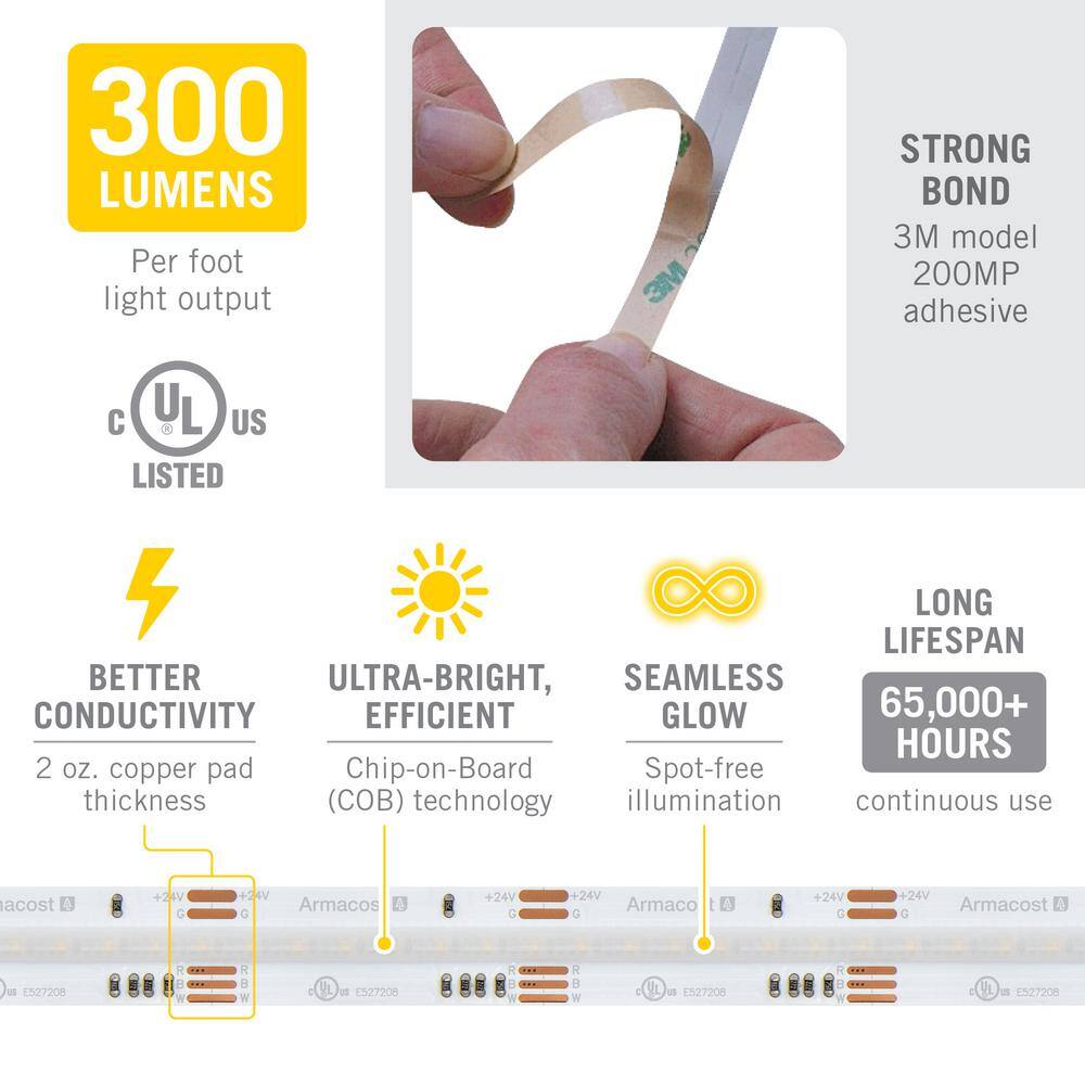 RibbonFlex Pro 16 ft Soft White LED Strip Light