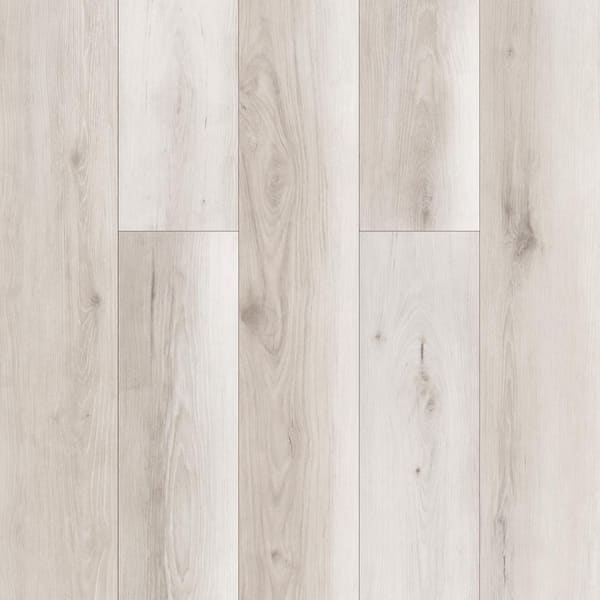 Dekorman Mansion Snow Creek EIR 12 mm T x 7.7 in. W Uniclic HDF AC4 Waterproof Laminate Wood Flooring (15.9 sq. ft. /Case)