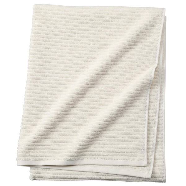 Unbranded Monterey 1-Piece Ribbed Turkish Bath Towel in Natural