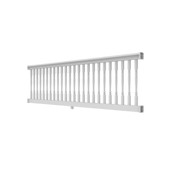 Finyl Line 10 ft. x 36 in. H - T-Top Level Rail Kit - White