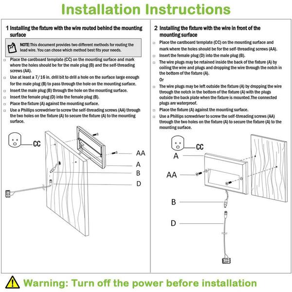 Adrinfly - 6-Pack Die-Cast Aluminum Low Voltage LED Landscape Deck Light 3-Watt 49LM 12-Volt Outdoor Step Stair Lighting