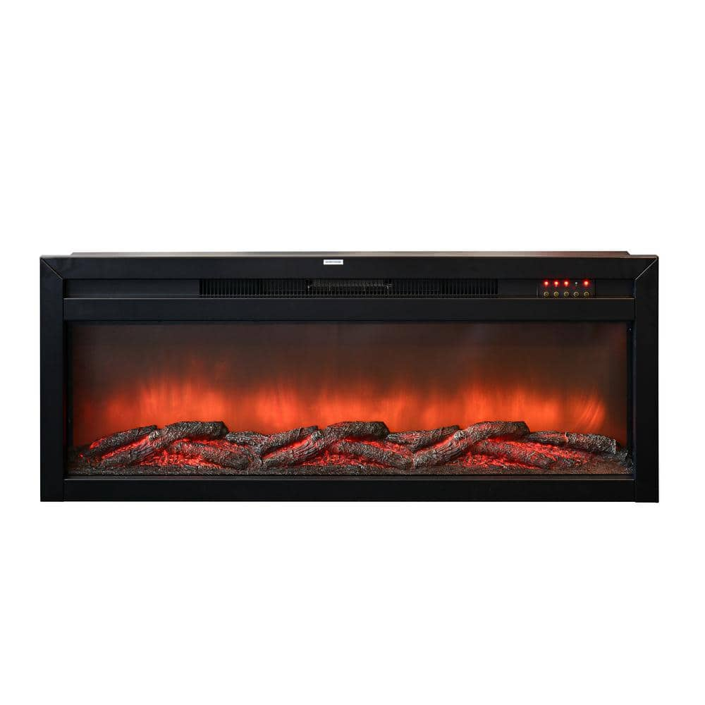 Bruiser 51 In. W 5000 BTU Electric Fireplace Insert-FPL10S - The Home Depot